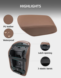 Center Console Armrest Cover for 2011-2019 Ford Explorer