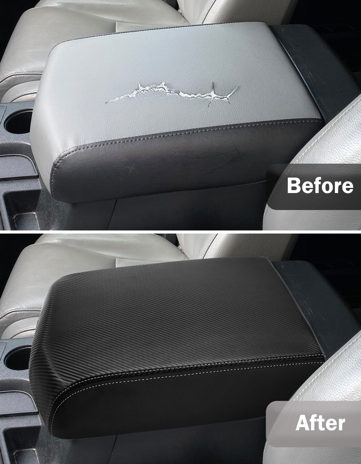 KBH Center Console Armrest Cover for Toyota Tundra 2007-2013