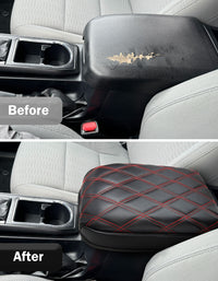 KBH Center Console Armrest Cover Cushion Protector for Toyota Tacoma 2016-2023