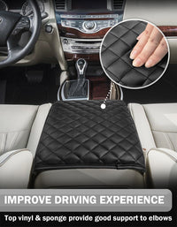 KBH Center Console Armrest Cover Cushion Pad Protector for 2013-2020 Nissan Pathfinder,2013-2020 Infiniti QX60 / JX35