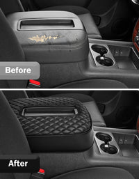 KBH Center Console Armrest Cover for Chevy Silverado Avalanche Suburban Tahoe & GMC Sierra Yukon 2007-2014