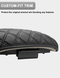 Center Console Armrest Cover Cushion Pad Protector for Honda Pilot 2009-2015