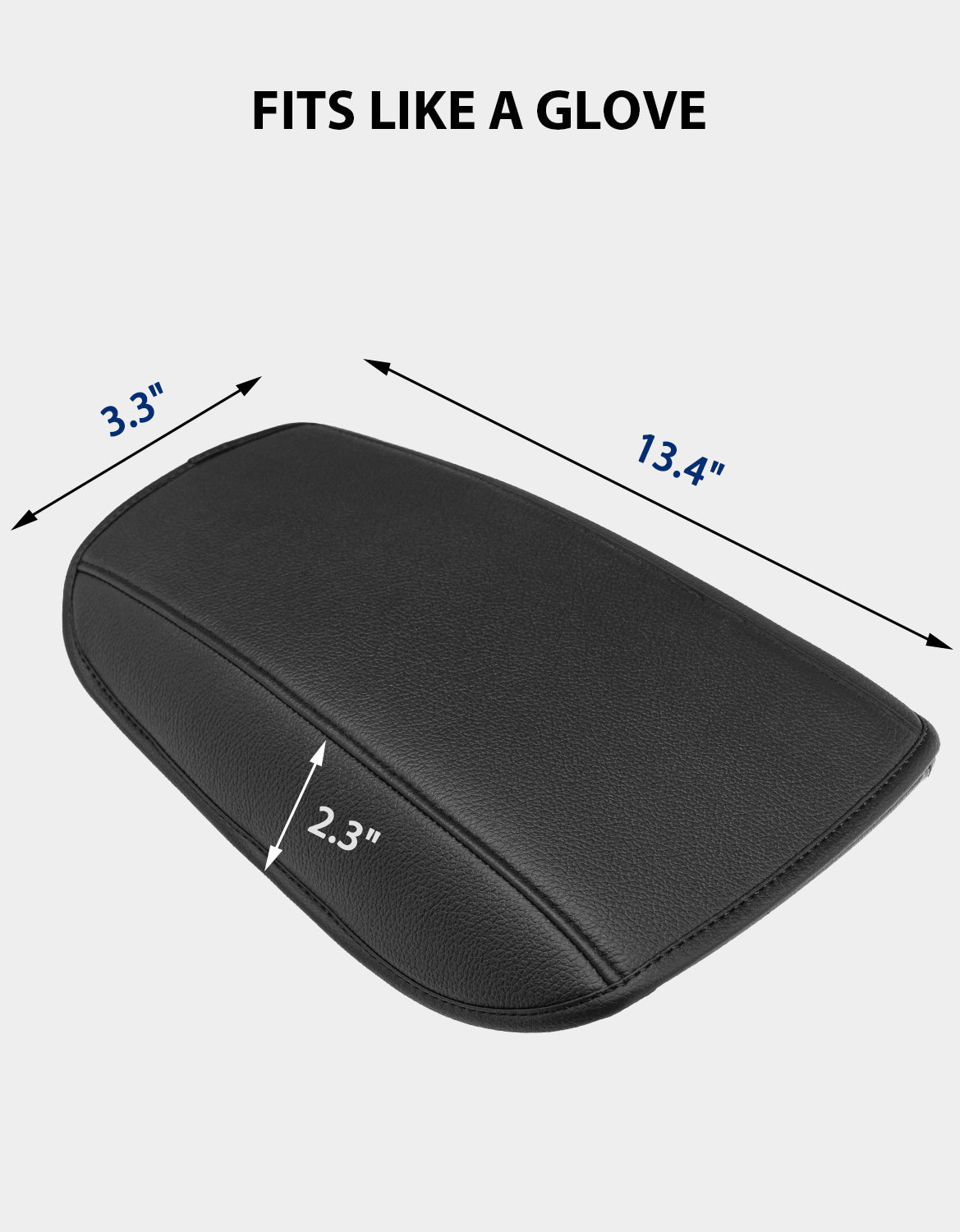 KBH Center Console Armrest Cover Pad for Ford Fusion 2013-2016