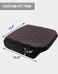 KBH Center Console Armrest Cover Pad for Bucket Seat 2019-2025 Chevy Silverado 1500 2500 3500 & GMC Sierra 1500 2500 3500,2021-2025 Tahoe/Suburban/Yukon