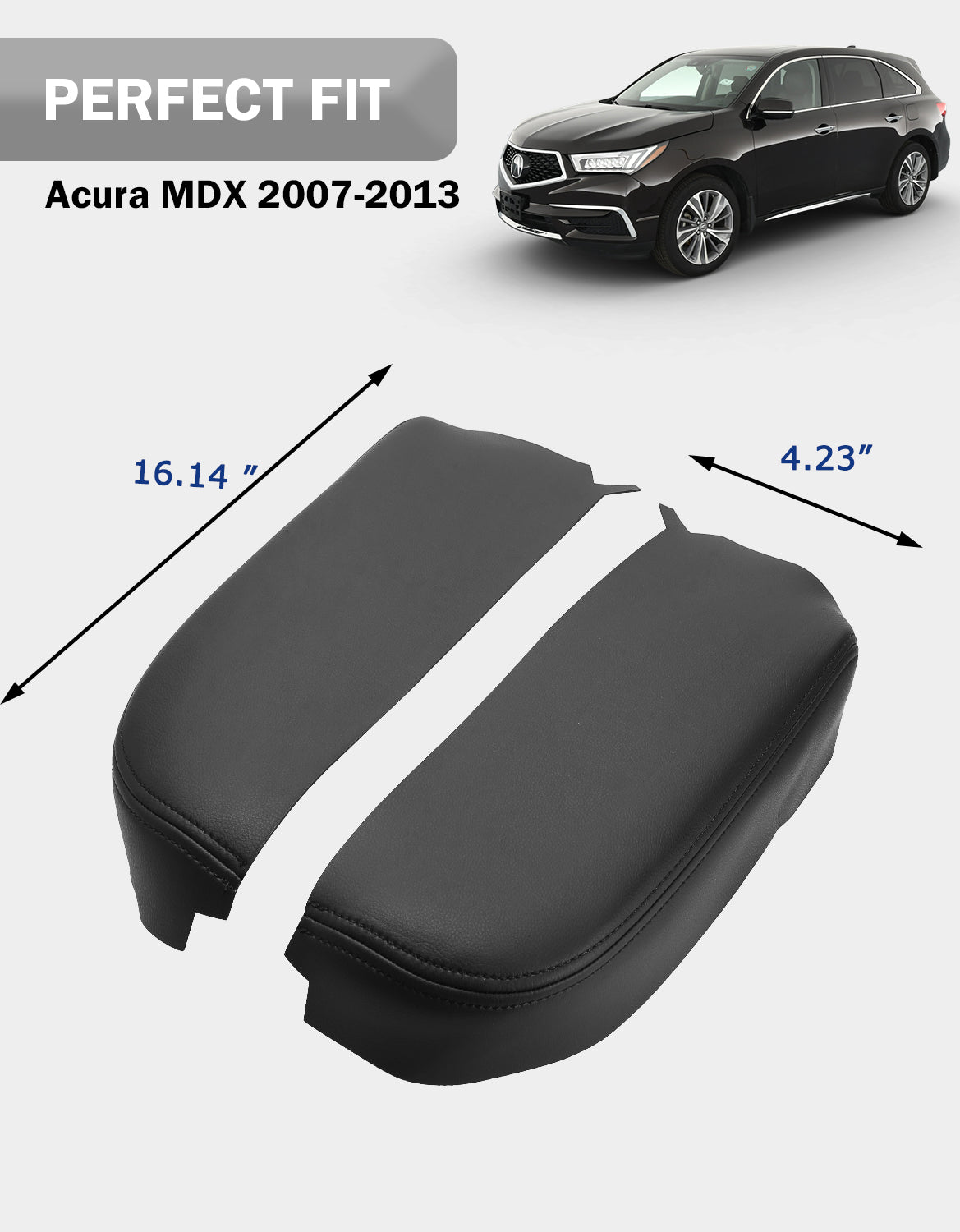 KBH Center Console Armrest Cover for Acura MDX 2007-2013