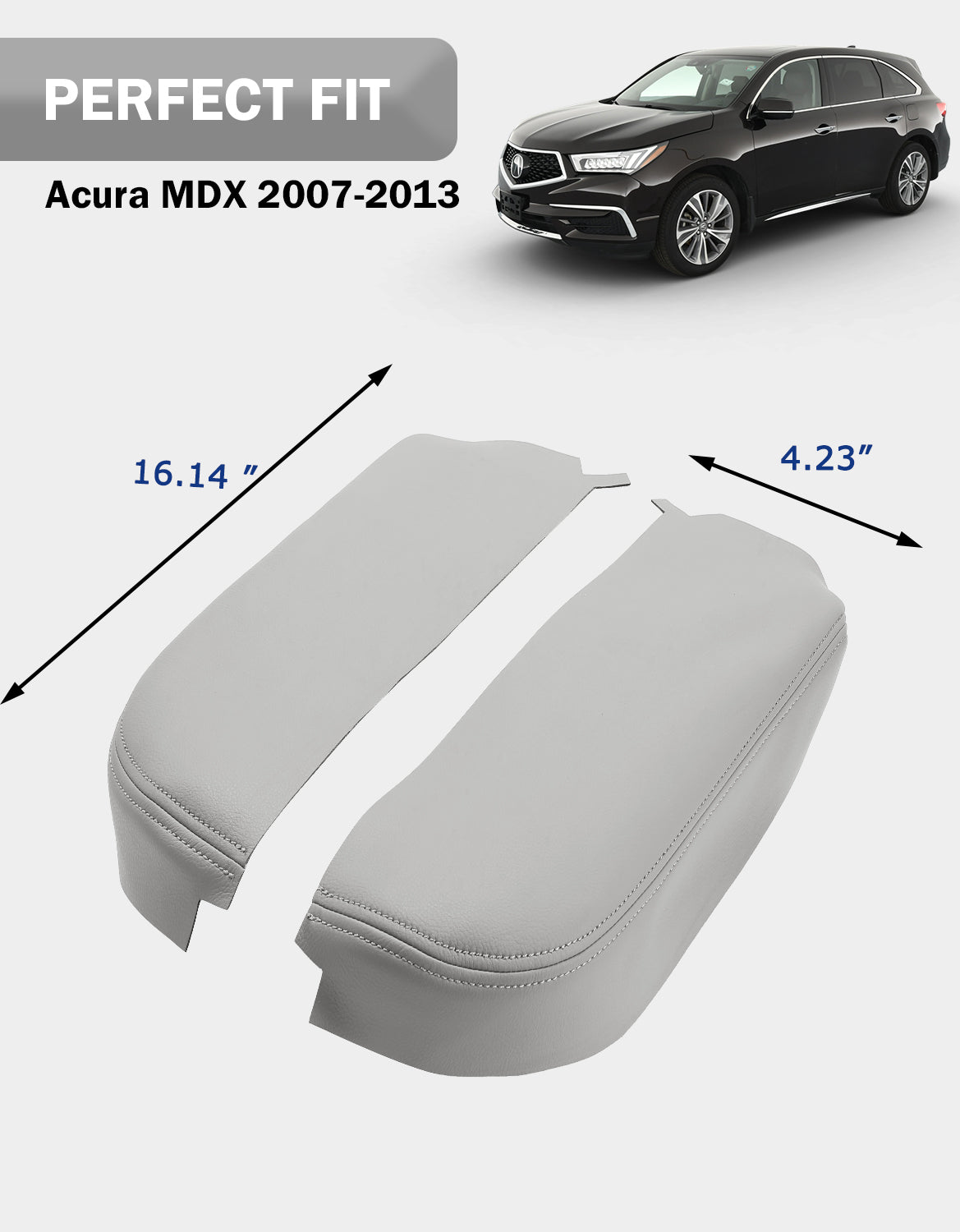 KBH Center Console Armrest Cover for Acura MDX 2007-2013