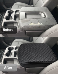 KBH Center Console Armrest Cover Pad For Jump Seat 2019-2026 Chevy Silverado 1500 2500 3500,2019-2026 GMC Sierra 1500 2500 3500