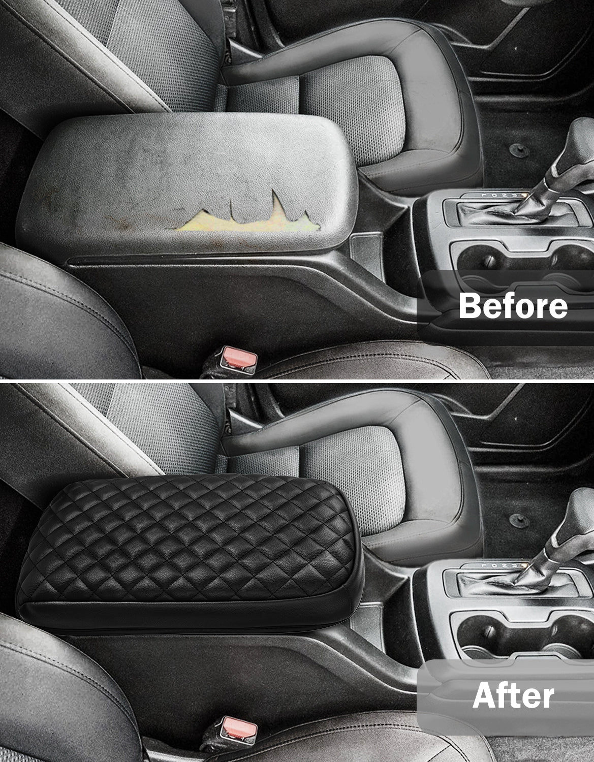 KBH Center Console Armrest Cover for 2015-2022 Chevy Colorado,2015-2022 GMC Canyon