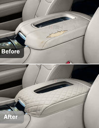 Center Console Armrest Cover Pad Cushion Protector for Cadillac Escalade 2015-2020