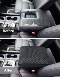 KBH Center Console Armrest Cover Cushion Pad Protector for 2014-2021 Toyota Tundra