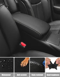 KBH Center Console Armrest Cover for Nissan Maxima 2009-2014 & Nissan Altima 2013-2018