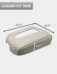 Center Console Armrest Cover Pad Cushion Protector for Cadillac Escalade 2015-2020