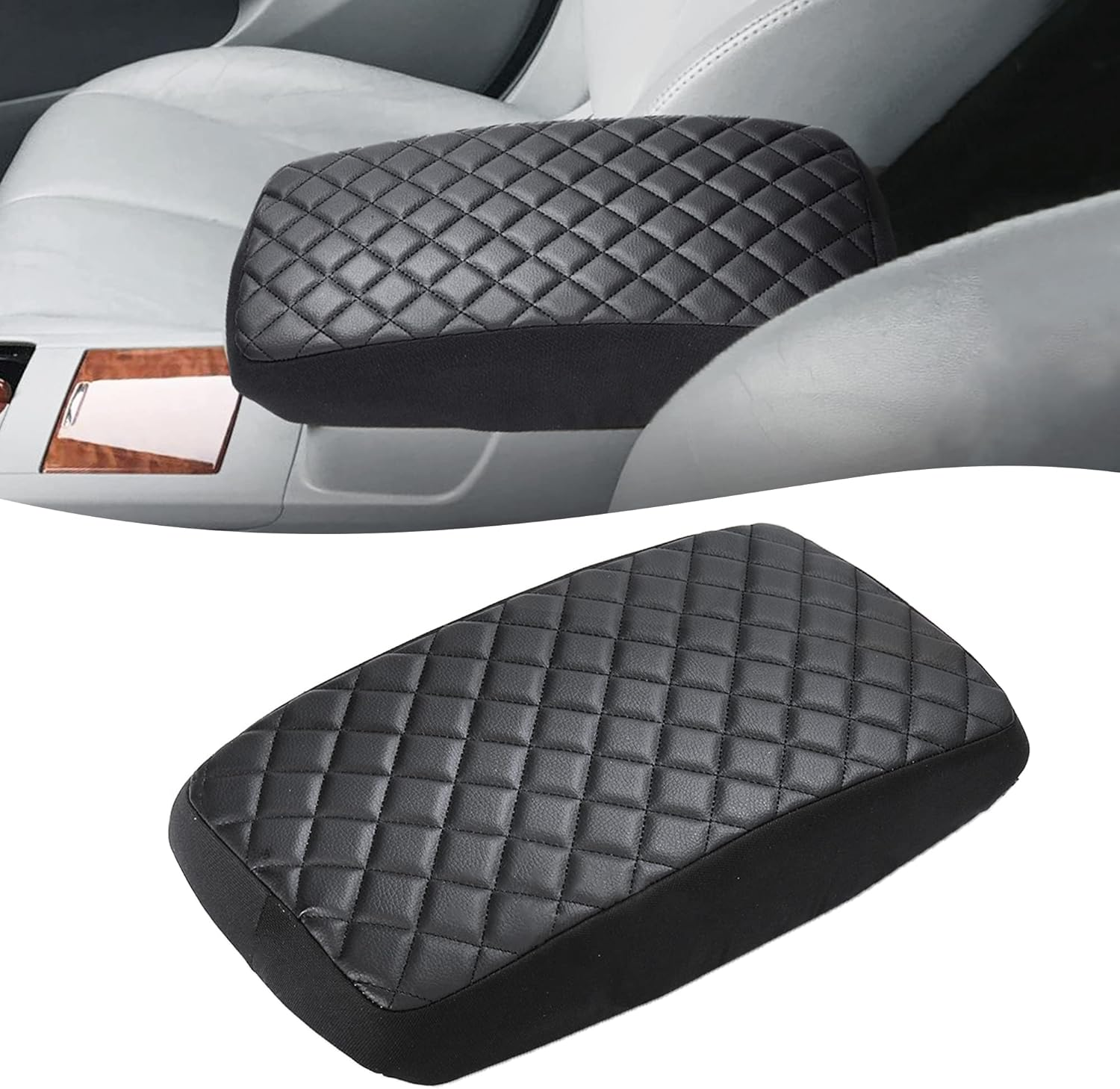 KBH Center Console Armrest Cover Pad Cushion Protector for Toyota Camry 2007-2011