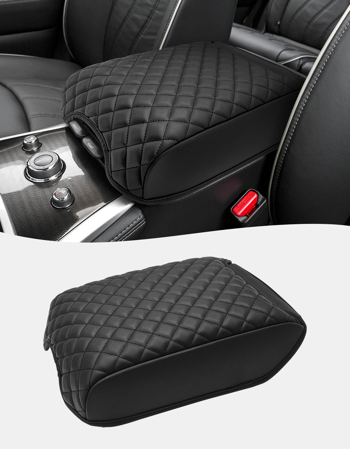KBH Center Console Armrest Cover Cushion Pad Protector for 2013