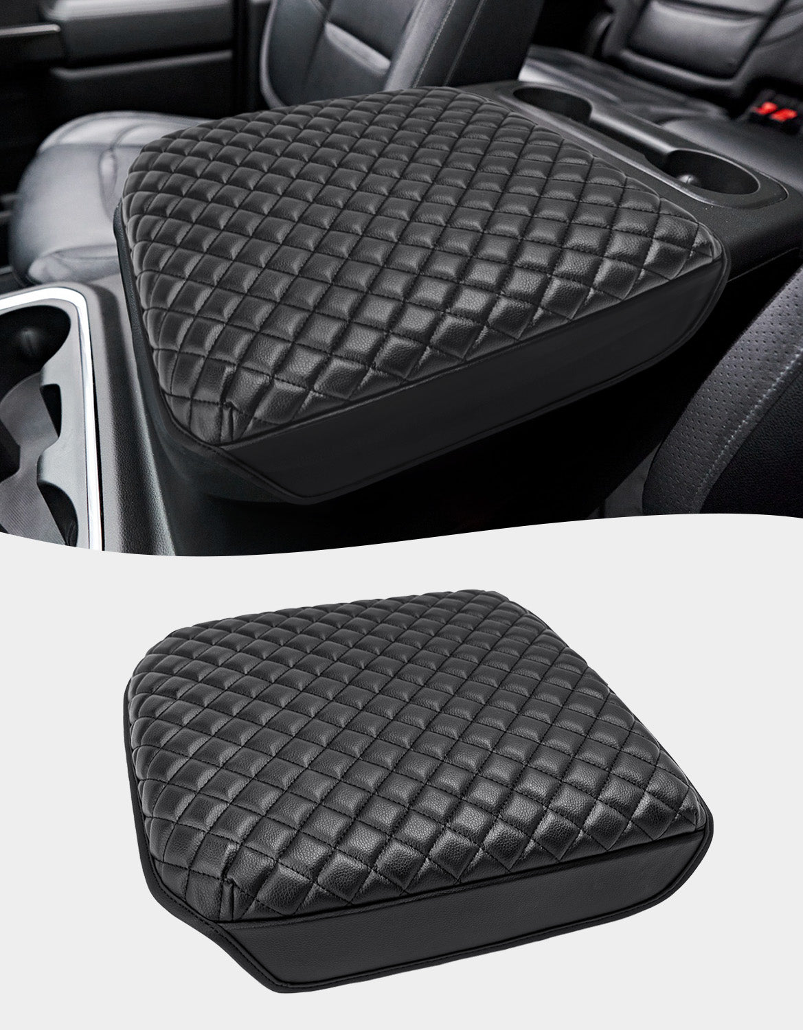 KBH Center Console Armrest Cover Pad Cushion Protector for Chevy Silverado & GMC Sierra 2019-2025, Tahoe/Suburban/Yukon 2021-2025