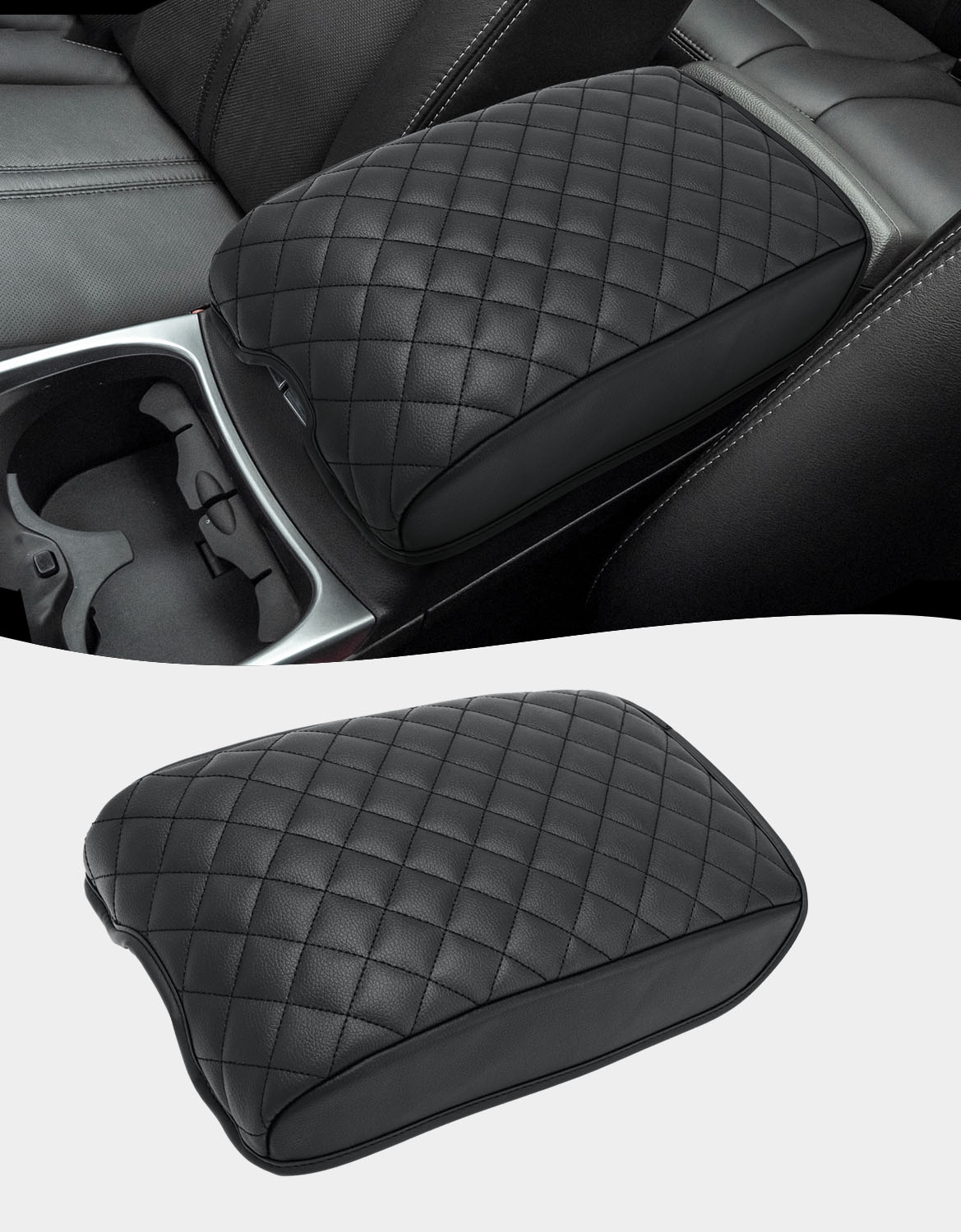 KBH Center Console Armrest Cover for Cadillac SRX 2010-2016