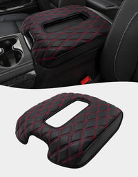 KBH Center Console Armrest Cover Pad for Bucket Seat 2014-2018 Chevy Silverado 1500 2500 3500 & GMC Sierra 1500 2500 3500,2015-2020 Tahoe/Yukon/Suburban