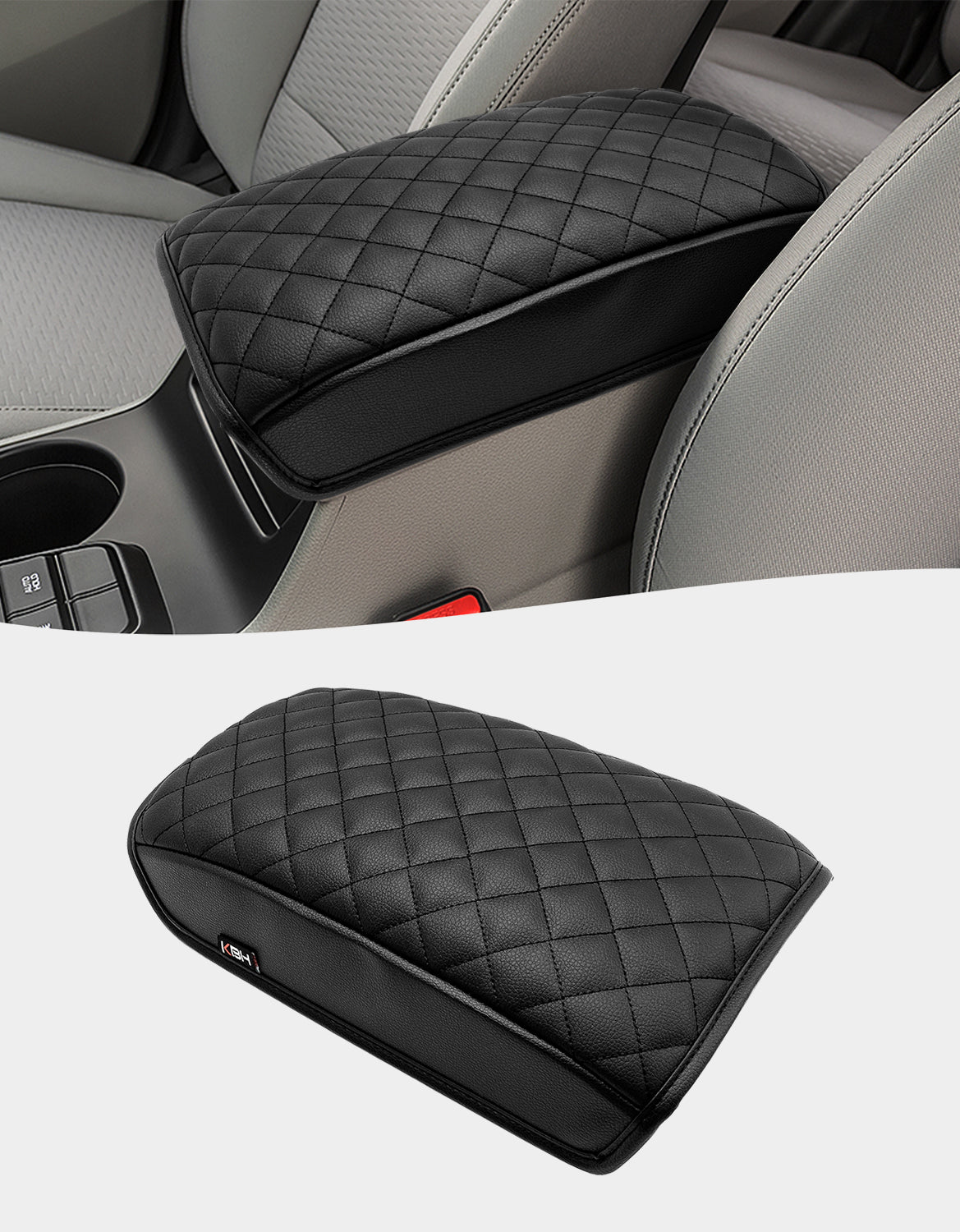 Center Console Armrest Cover for 2017-2021 Hyundai Tucson with Automatic Transmission