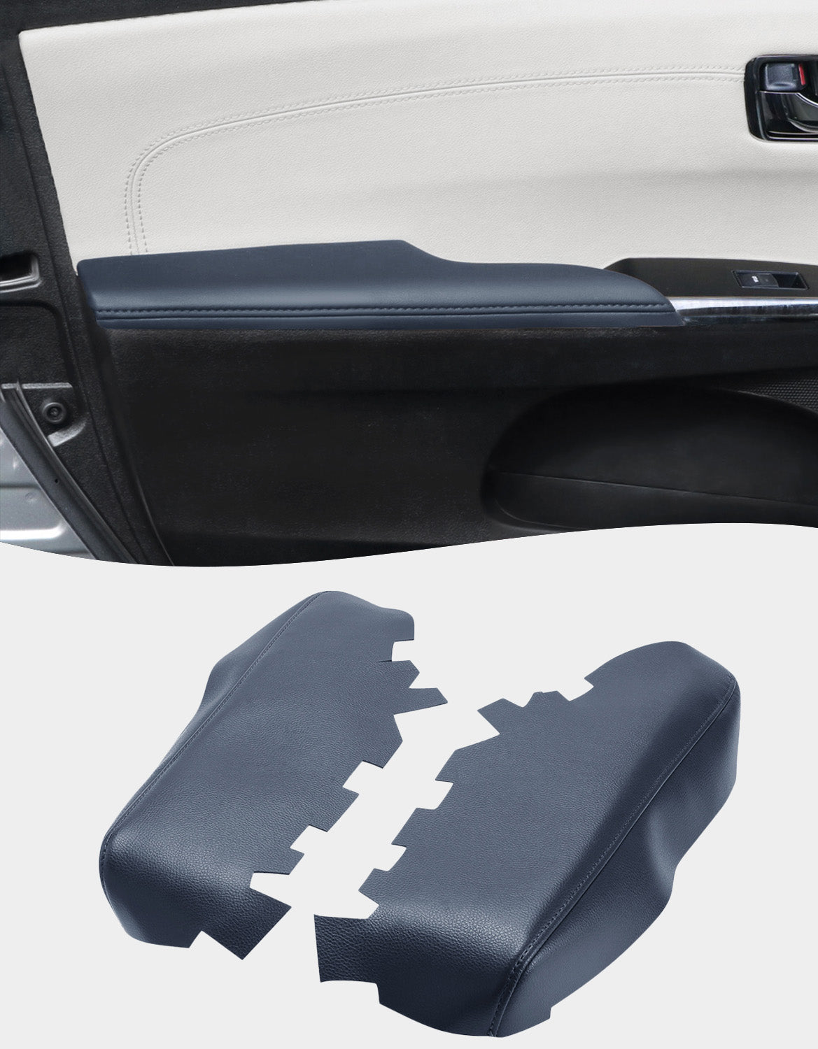 KBH Front Door Panel Armrest Cover for Toyota Avalon 2013-2018