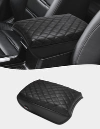 KBH Center Console Armrest Cover Cushion Pad Protector Black for Honda CRV 2017-2022