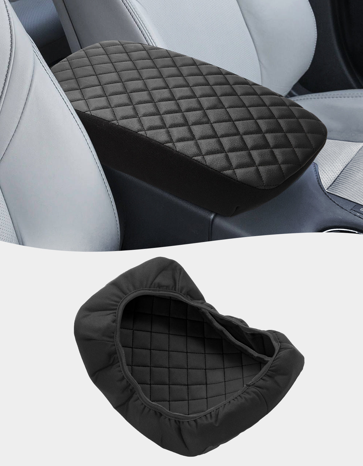 KBH Black Center Console Cover for Toyota Avalon 2013-2018