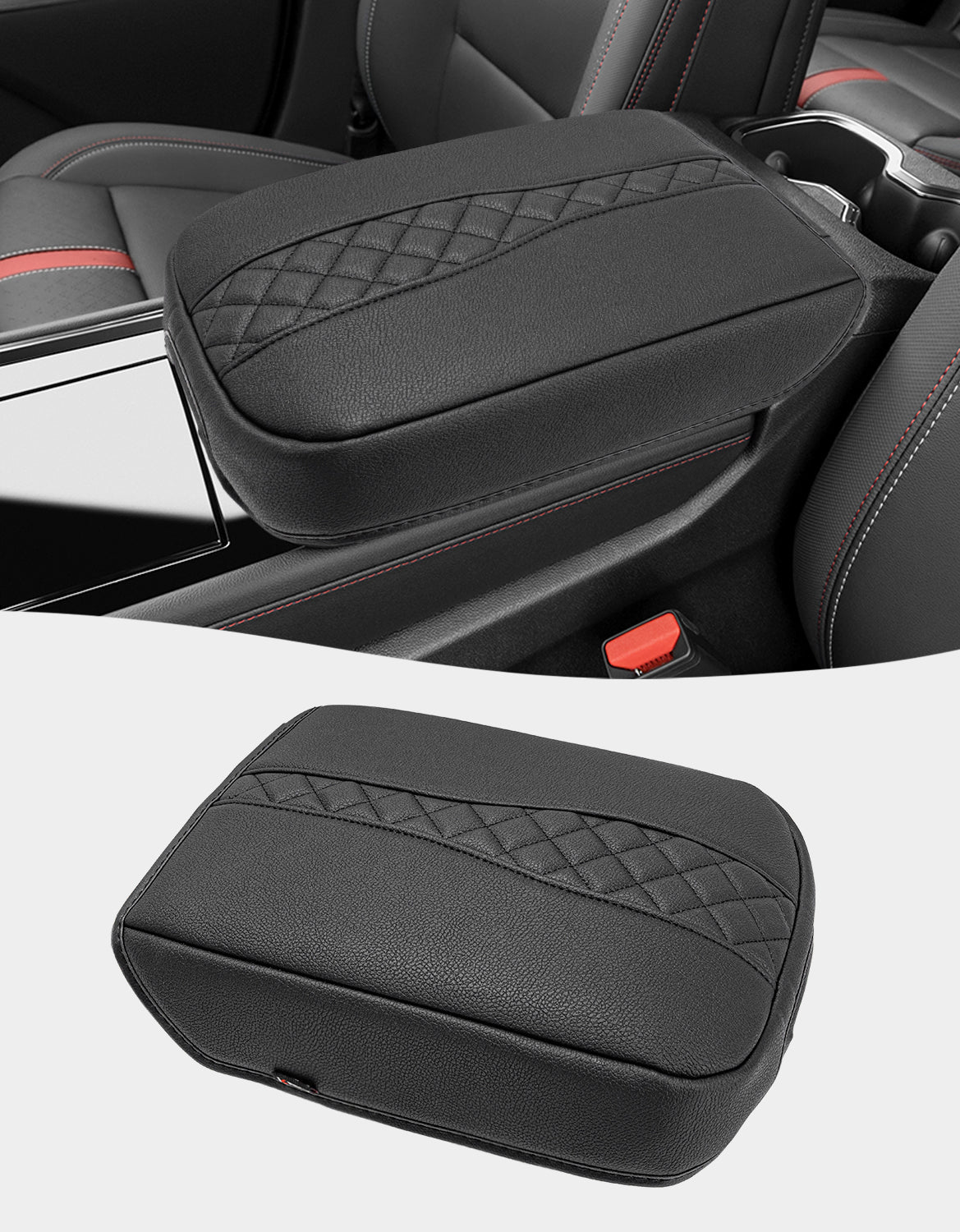 Center Console Armrest Cover for 2024-2027 Chevy Traverse,2024-2027 GMC Acadia