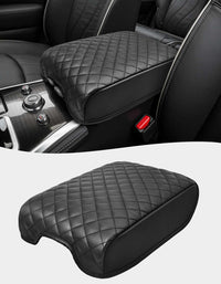 KBH Center Console Armrest Cover Cushion Pad Protector for Infiniti QX60 / JX35, Nissan Pathfinder 2013-2020