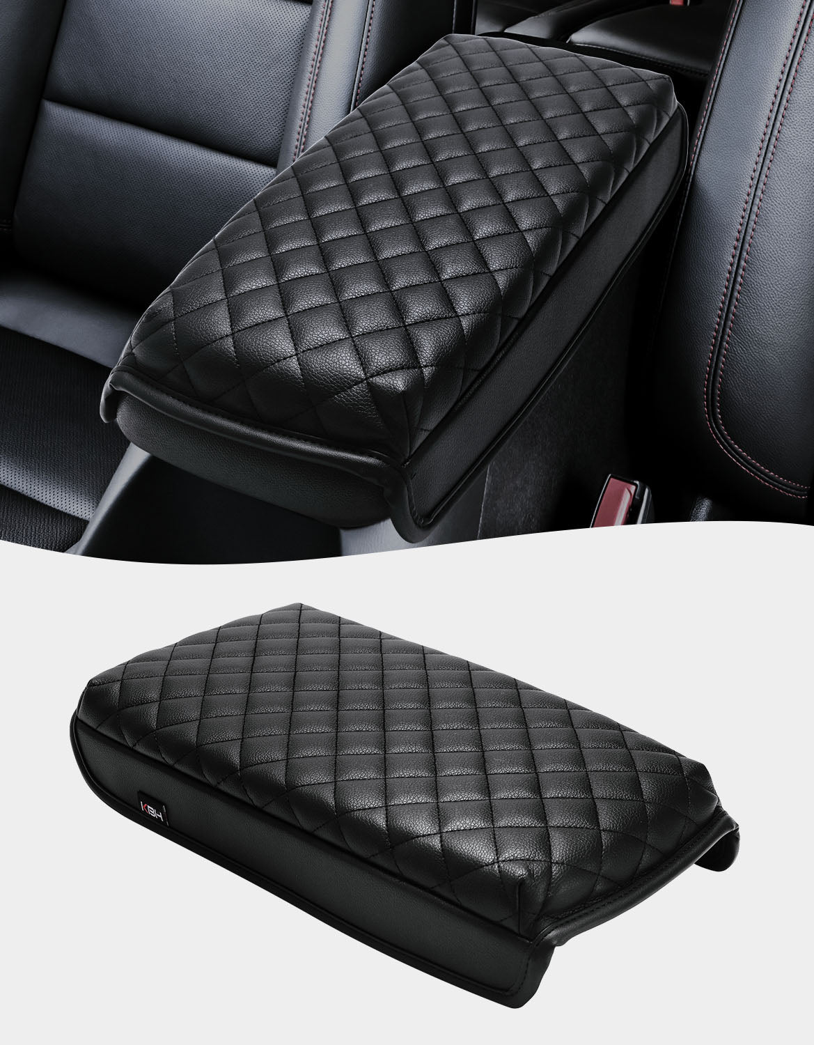 KBH Center Console Armrest Cover Cushion Pad Protector for Chevrolet Equinox 2018-2024