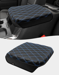 KBH Center Console Armrest Cover Pad for Bucket Seat 2019-2025 Chevy Silverado 1500 2500 3500 & GMC Sierra 1500 2500 3500,2021-2025 Tahoe/Suburban/Yukon