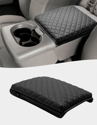 KBH Center Console Armrest Cover Pad Cushion Protector for 2004-2010 Ford F150 40/20/40 Split Bench Jump Seat