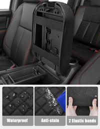 KBH Black Center Console Armrest Cover for Nissan Titan 2016-2024
