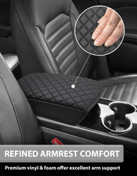 Center Console Armrest Cover for Ford Edge 2015-2020