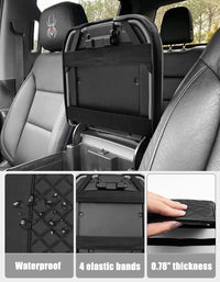 KBH Center Console Cushion Cover for  Bucket Seat 2019-2026 GMC Sierra 1500 2500 3500,2019-2026 Chevy Silverado 1500 2500 3500, 2021-2026 Tahoe/Suburban/Yukon