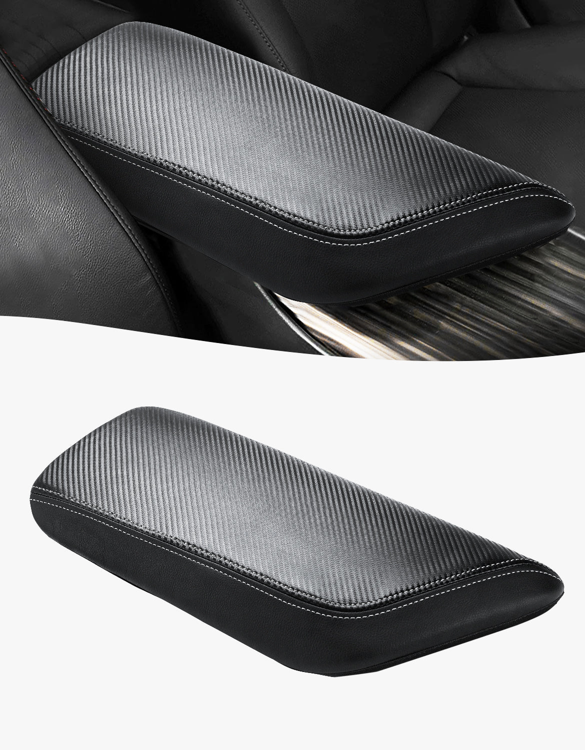 KBH Center Console Armrest Cover for Toyota Camry 2018-2024