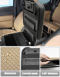 Center Console Cover Pad for Bucket Seat 2023-2026 Ford F250 F350 F450 F550 Super Duty