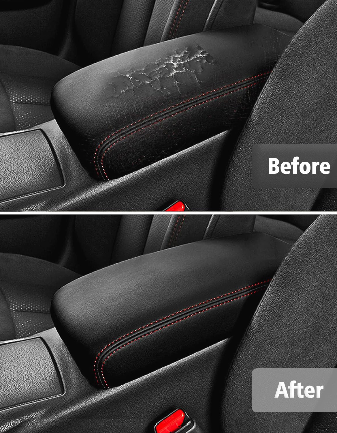 KBH Center Console Armrest Cover for Nissan Maxima 2009-2014 & Nissan Altima 2013-2018