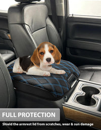 Center Console Armrest Cover for Bucket Seat 2014-2018 Chevy Silverado 1500/2500/3500,2014-2018 GMC Sierra 1500/2500/3500,2015-2020 Tahoe/Yukon/Suburban
