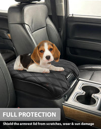 Center Console Armrest Cover for Bucket Seat 2014-2018 Chevy Silverado 1500/2500/3500,2014-2018 GMC Sierra 1500/2500/3500,2015-2020 Tahoe/Yukon/Suburban