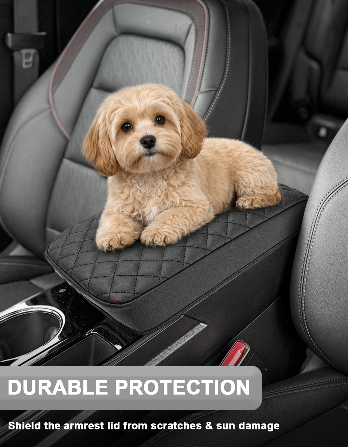 Center Console Armrest Cover Protector for Chevy Equinox 2025-2027