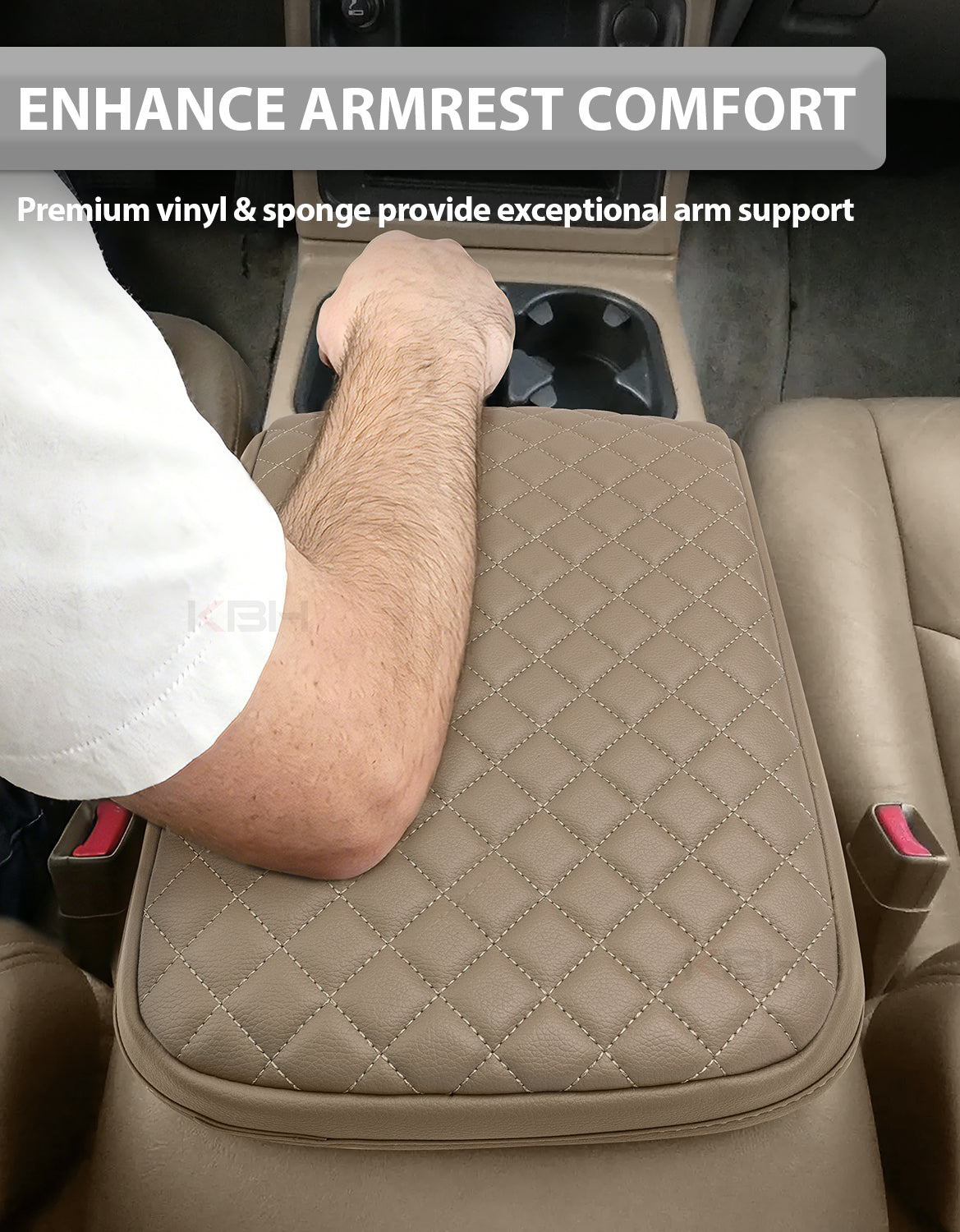 Center Console Armrest Cover for Bucket Seat 2003-2006 Chevy Silverado 1500 2500 3500,2003-2006 Chevy Tahoe/Suburban/Avalanche, 2003-2006 GMC Sierra 1500 2500 3500,2003-2006 GMC Yukon