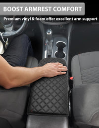 Center Console Armrest Cover Cushion Pad Protector for 2018-2024 Chevy Equinox,2018-2024 GMC Terrain