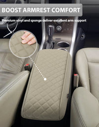 Center Console Armrest Cover Cushion Pad Protector for Ford Edge 2011-2014