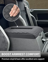 KBH Center Console Armrest Cover Pad for Bucket Seat Dodge Ram Floor Business 2006-2009 Dodge Ram Floor Business