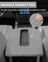 Center Console Armrest Cover for Bucket Seat 2007-2014 Chevy Silverado 1500 2500 3500,2007-2014 Chevy Avalanche & Suburban & Tahoe,2007-2014 GMC Sierra 1500 2500 3500,2007-2014 GMC Yukon