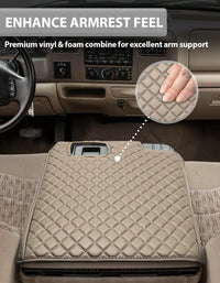 Center Console Armrest Cover Pad for Jump Seat 1999-2001 Ford F250 F350 F450 Super Duty