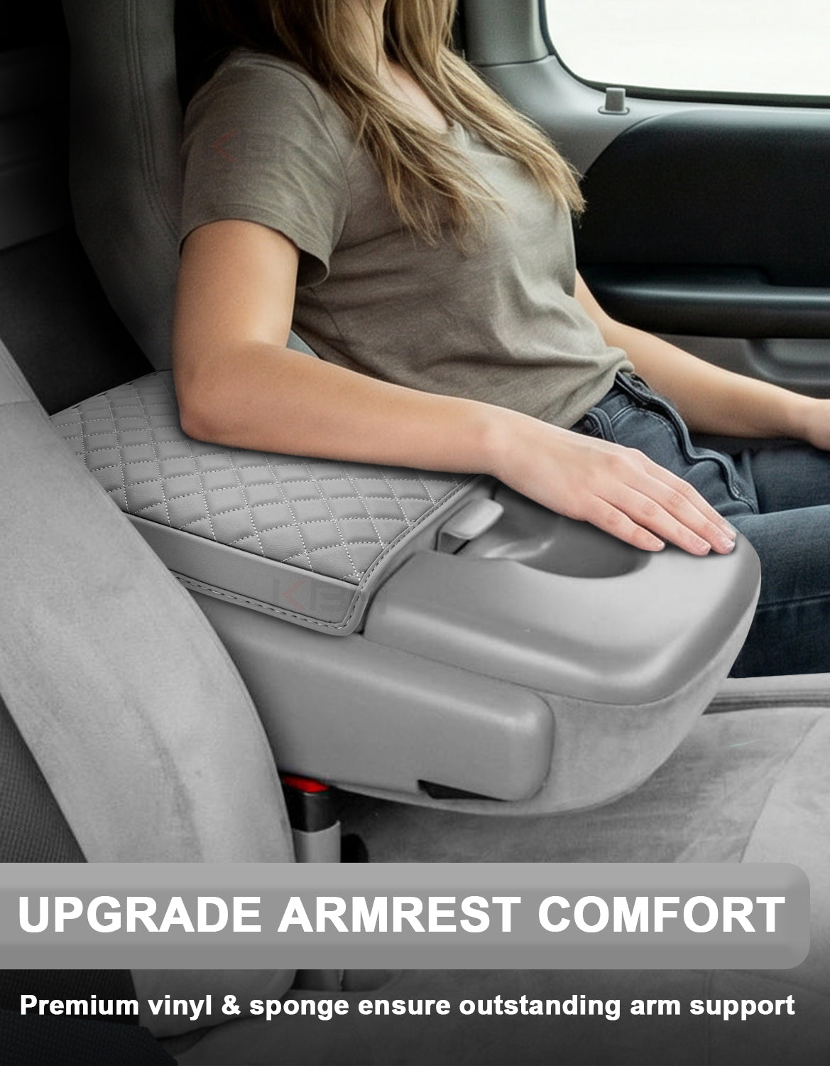 Center Console Armrest Cover Pad for jump Seat 1997-2003 Ford F150