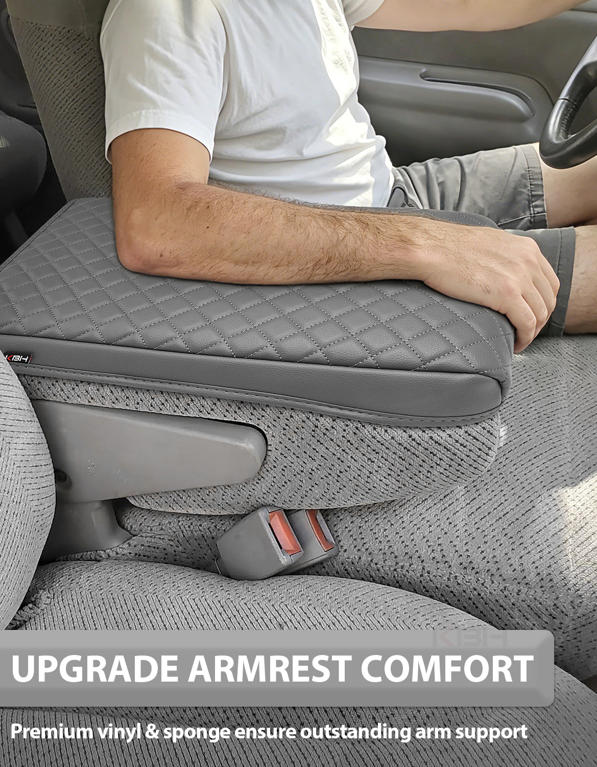 Center Console Armrest Cover for Jump Seat 1999-2007 Chevy Silverado 1500 2500 3500,1999-2007 GMC Sierra 1500 2500 3500,2002-2006 Avalanche & Suburban & Tahoe