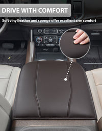 Thick Version Center Console Cushion Cover for  Bucket Seat 2019-2026 GMC Sierra 1500 2500 3500,2019-2026 Chevy Silverado 1500 2500 3500, 2021-2026 Tahoe/Suburban/Yukon