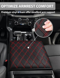 KBH Center Console Armrest Cover Pad for Bucket Seat 2021-2025 Ford F-150