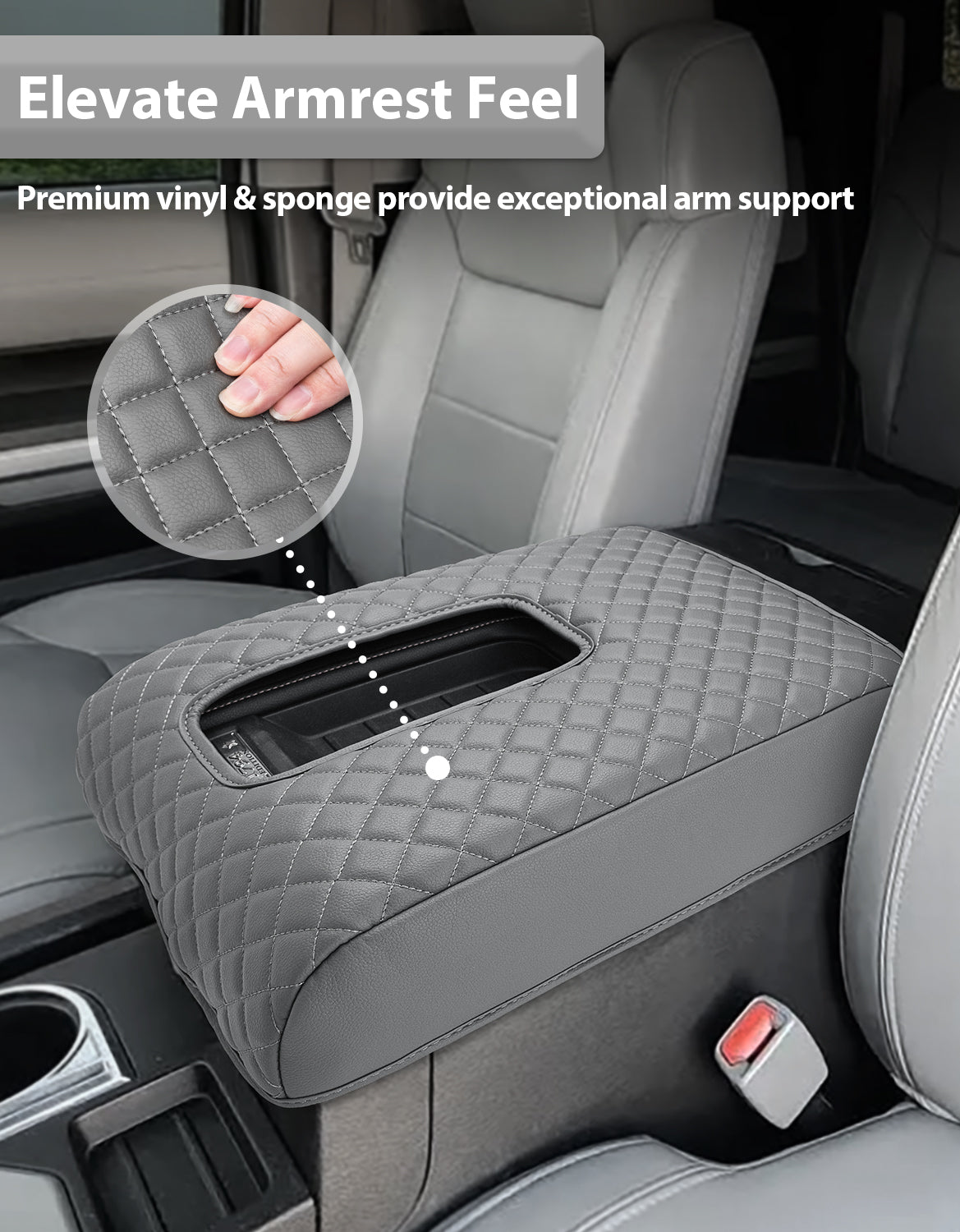 Center Console Armrest Cover for 2014-2021 Toyota Tundra